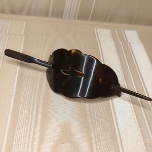 Vintage 1940s Hair Clip W/ Stick Asian Tortoiseshell Rare Beautiful
